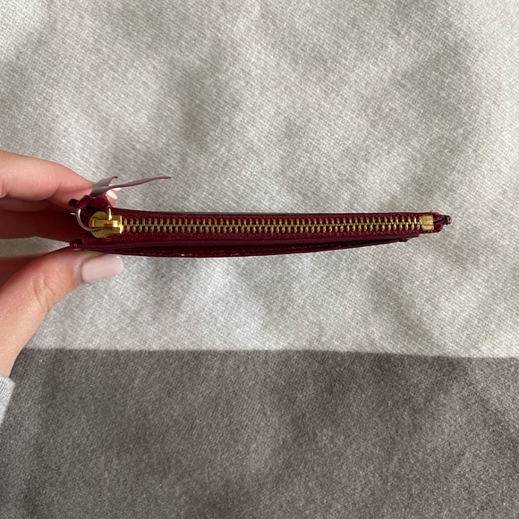 Authentic Louis Vuitton Fuschia monogram canvas zippered card holder wallet - Picture 5 of 7